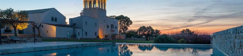 Villa Torre Bianca by Emily Hotels pool at dusk