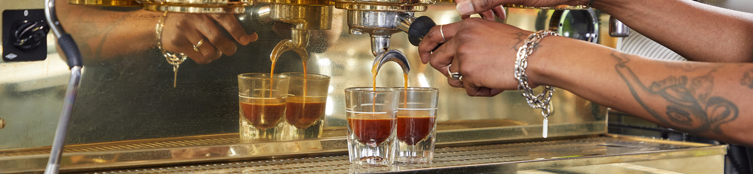 Coffee bar - espresso machine