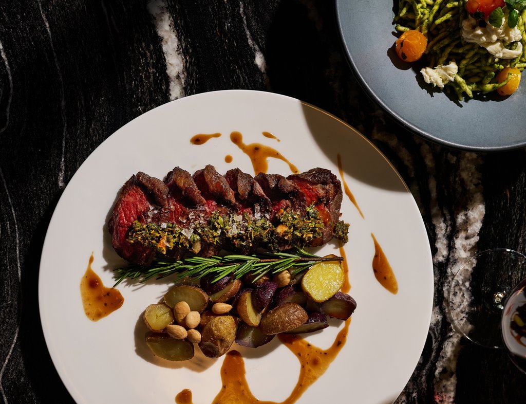 Chef Marcello's Steak Tagliatta