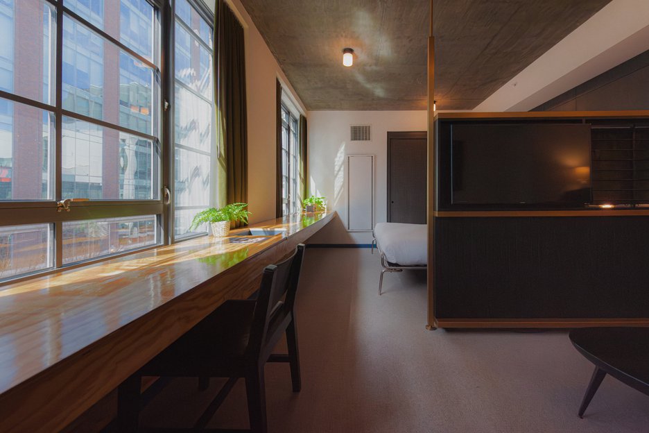 The Windows inside the Loft Suite at The Emily Hotel in Chicago