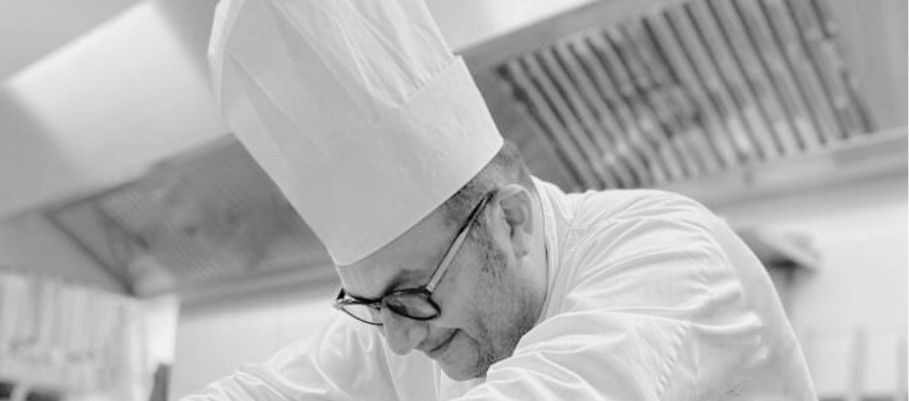 Chef Giovanni plating at Villa Torre Bianca