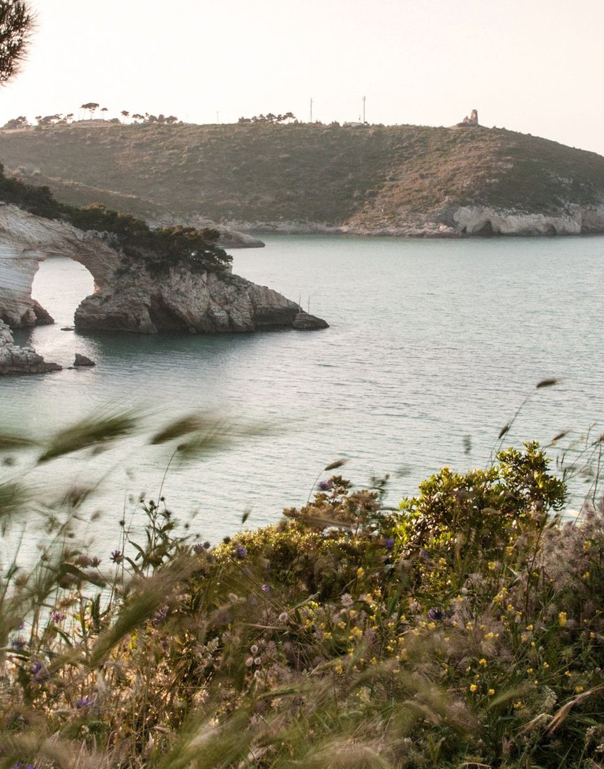 Sea cliffs in Puglia