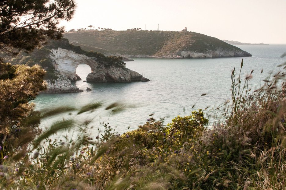 Sea cliffs in Puglia