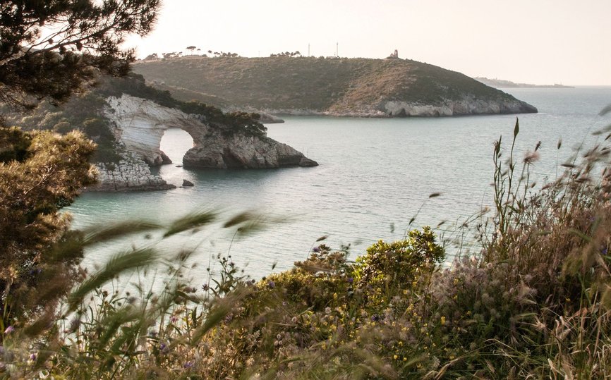 Sea cliffs in Puglia