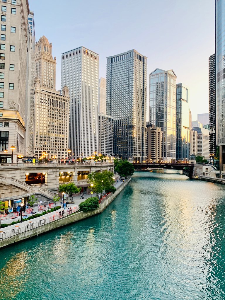 Riverwalk in Chicago by Aveedibya Dey