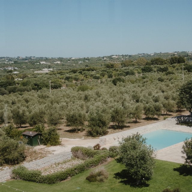 the view over the villa torre bianca
