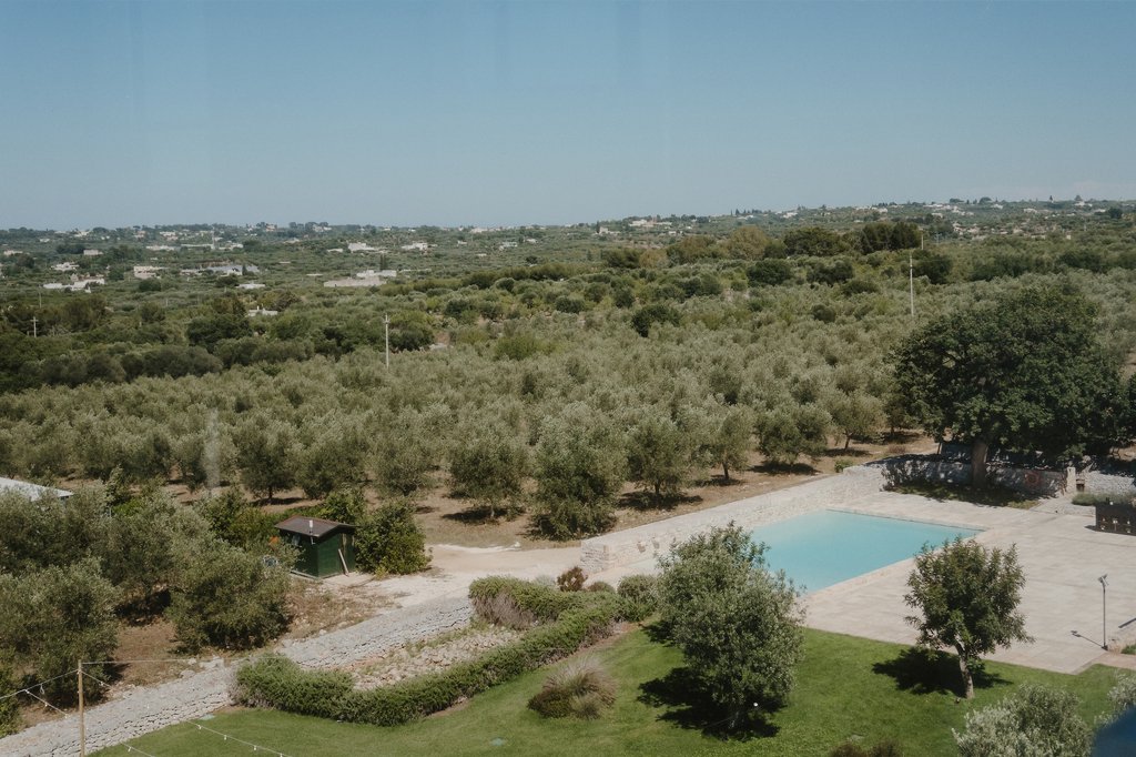 the view over the villa torre bianca