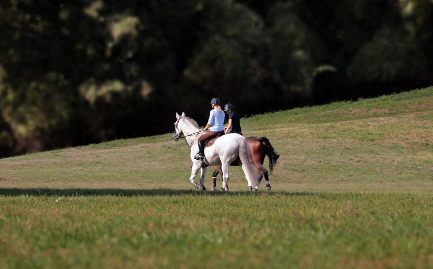 two-people-riding-horses